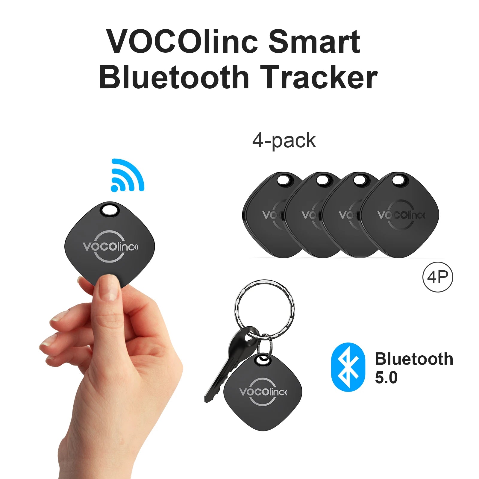 Bluetooth keychain locator tracker tag
